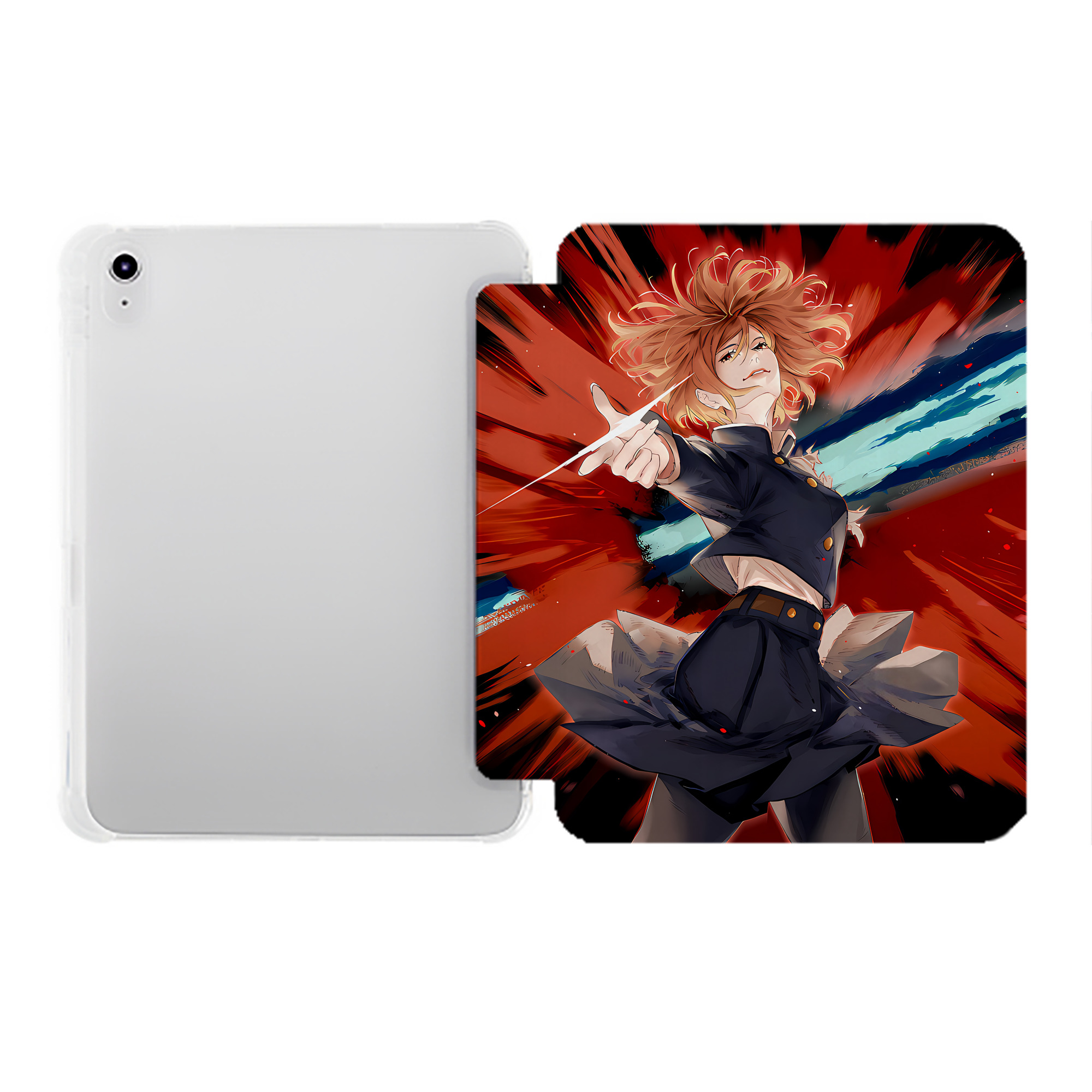 （画像用） SPY×FAMILY间谍家家酒 IPad ケース ペン収納付き 三つ折りスタンド PUレザー×シリコン 対応機種9.5/10.5/10.9インチ